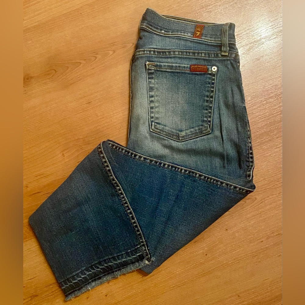 7 For All Mankind cropped denim
